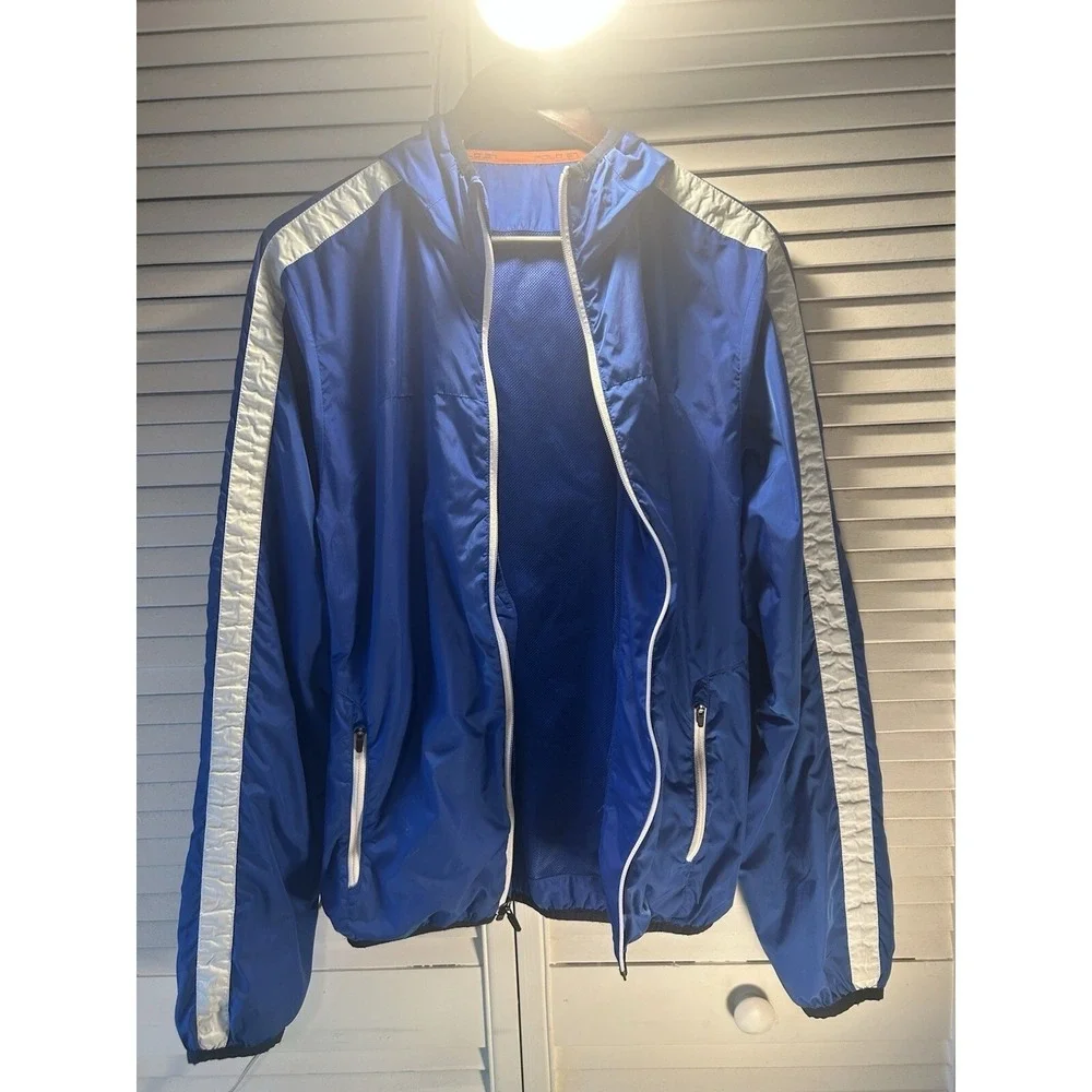 Polo Ralph Lauren 67 Sport Men Royal Blue Performance Windbreaker Big Pony Sz S